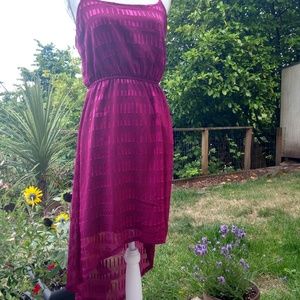 Ann Taylor Rasberry Colored Sundress